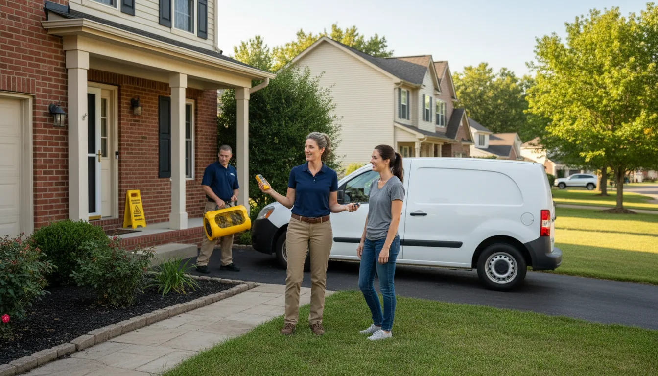 Residential water damage restoration in Pierce, ID